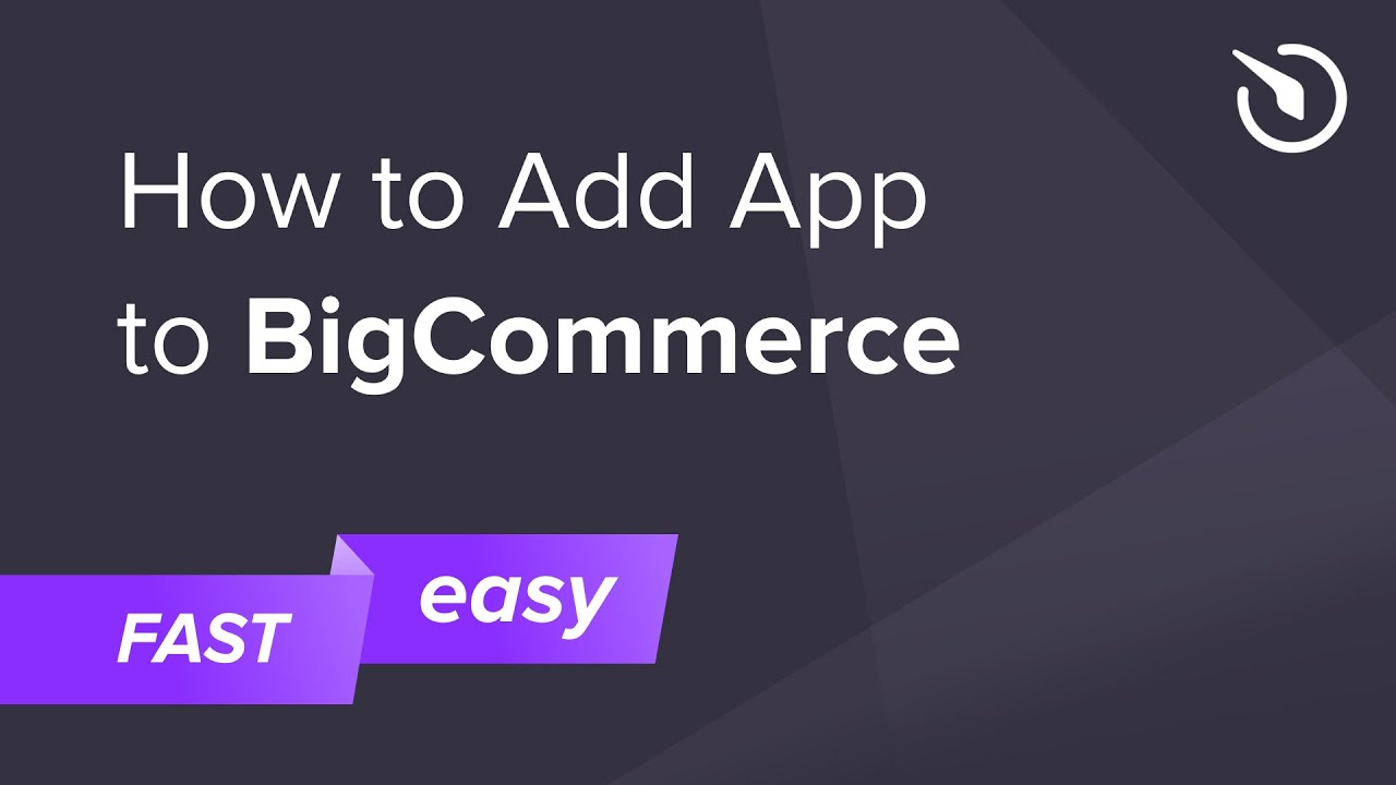 How To Add App To Bigcommerce Youtube