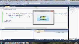 Visual Basic NET Tutorial How to make a Random Number Generator within Range in VB