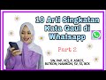 10 Arti Singkatan Kata Gaul di Whatsapp (PART 2)