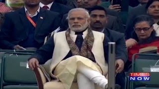 Narendra Modi Tapping Fingers On Soulful Tunes and Foot-Tapping Drumbeats