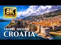 Stunning Trip to Croatia in 8K ULTRA HD - Best Places in Croatia with Relaxing Music 8K TV