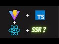 React js With SSR without Next.js ( Out of the box , No configs required )