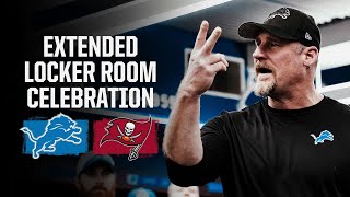 Lions win Divisional matchup vs. Buccaneers: Locker room celebration | Extended Director's Cut 🎬
