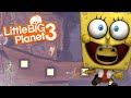 LittleBIGPlanet 3 - Spongebob is Upon the Sky [HJORTLANG] - PS4 Gameplay