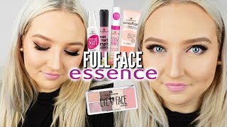 FULL FACE OF ESSENCE PRODUCTS!! One Brand Tutorial ♡ Tobie Jean