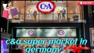 C\u0026A market in Studt Würzburg Germany||Germany vlog||shopping vlog 🇩🇪