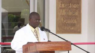 Dr. Lyndon Mabande, Chief Medical Officer of the Firestone Medical Center in Liberia