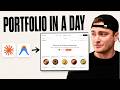 Build a Design Portfolio with AI: Claude Design + Google Antigravity