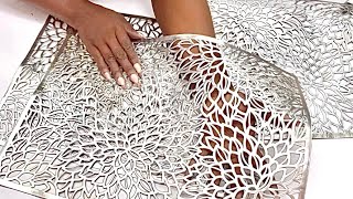 SEE WHAT She Did With TABLE Mats! Unbelievable TABLE MAT DECORATING IDEA!