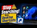 How To Create a Shortcut on Desktop Windows 11 / 10 in 1 Minute ( 2026 )