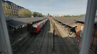 #timelapase -#trains at #Østerport station, #Copenhagen Denmark