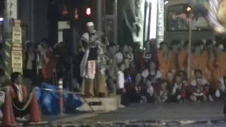 [草加駅前よさこいサンバフェスティバル2014]　７/27 A会場　大旗の競演