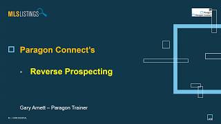 Paragon Training - Reverse Prospecting