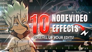 10 Beginner-Friendly, Yet Eye-Catching NodeVideo Effects Anyone Can Learn✨📱