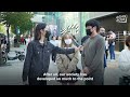 how good are koreans at english street interview