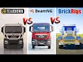 Teardown TANKER TRUCK vs BeamNG TANKER TRUCK vs Brick Rigs TANKER TRUCK