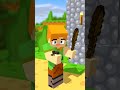 Alex was scared of the spider - Alex and Steve Adventures #minecraft #spider #shorts