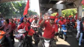 Chaos at Lumpini Park as Reds Take Over Bangkok Thailand 2010