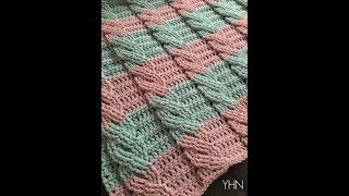 Basic crochet cable blanket pattern