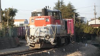 【水島臨海鉄道】DE10牽引貨物列車