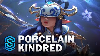 Porcelain Kindred Skin Spotlight - League of Legends