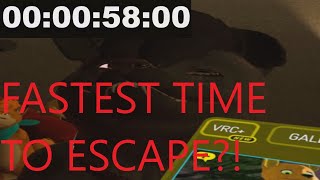 Fastest escape in prison break!??! | VRChat