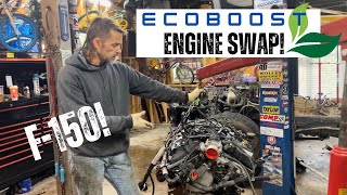 F-150 EcoBoost Engine Swap in 1 DAY!!!