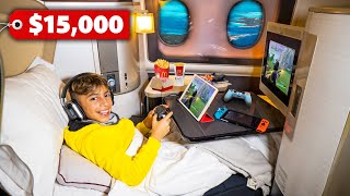 Traveling FIRST CLASS To DUBAI! ($15,000 Seat) | The Royalty Family