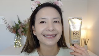 3W Clinic Collagen \u0026 Luxury Gold BB Cream Wear Test - Korean Sunscreen | Tiana Le