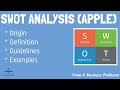 SWOT Analysis (Apple) | Definition, Tips, Example | From A Business Professor #SWOT
