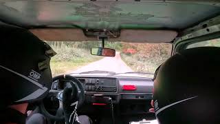 Rally Kražiai short video / Pro suvaldymas / VW Golf MK2