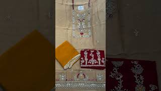 Instagram k trending suit new collection orgenza fabric premium quality #heavysuits #embroidery