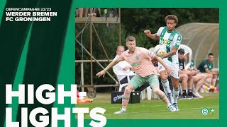 Forse nederlaag in Bremen | Highlights: Werder Bremen - FC Groningen