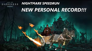 Nightmare SPEEDRUN WIN - Personal Record! / Age of Darkness Final Stand