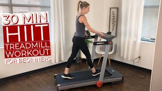 30 Minute HIIT Treadmill Workout for Beginners