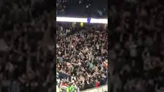🗣 Newcastle fans at Spurs after NUFC won 2-1