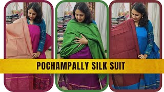 Pochampally silk suit @9992958156