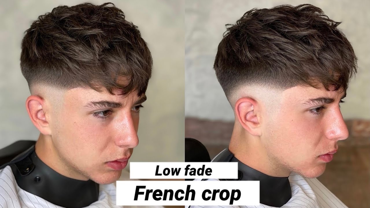 ¿Como Hacer French Crop Con Low Fade / Degradado Bajo Paso A Paso En ...