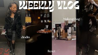 WEEKLY VLOG: Birthday Dinners + Sunday Reset + What’s in my Makeup Bag & MORE!