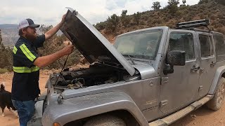 Jeep Wrangler, broken clutch! We Drive It Out