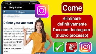 Come eliminare l'account Instagram 2024 | Eliminazione permanente dell'account Instagram