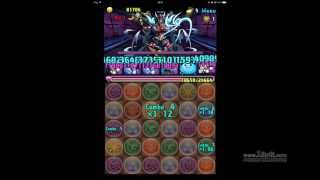 【パズドラ】 サタン降臨！ 超地獄級 ノーコン 青ソニア×青ソニア