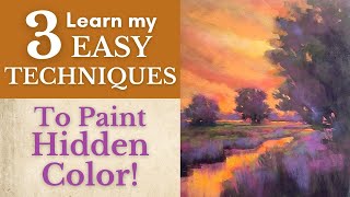 Try These 3 Game Changing Techniques to Unlock Hidden Colors! Pastel Painting Tutorial