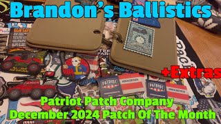 Patriot Patch Company Patch of the Month for December 2024