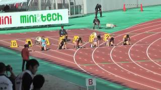 H24日本ユース　男子100m予選1組