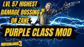 LVL 57 Bossing Zane Build Borderlands 3 *パープルクラスMODあり* DLCなし