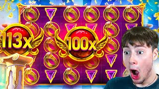 INSANE 100X MULTI On GATES OF OLYMPUS!! ★ TOP 5 RECORD WINS OF THE WEEK!