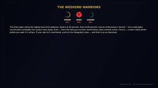Weekend Cosmic Preview 🌌 May 22 — May 24 | What the Stars Have Planned