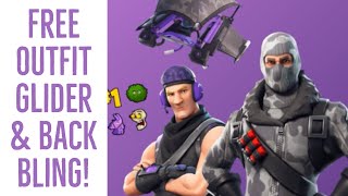 free fortnite outfits glider and back bl - fortnite free loot