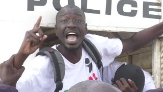 urgent Abdou Karine Gueye et cie #rrêter devant les grilles de l'assemblée nationale